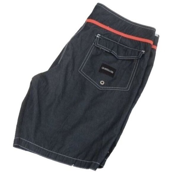 Quiksilver Board Shorts Mens Size 32 Tie Waist Surfing Trunks Swim Beach Summer - Picture 1 of 3